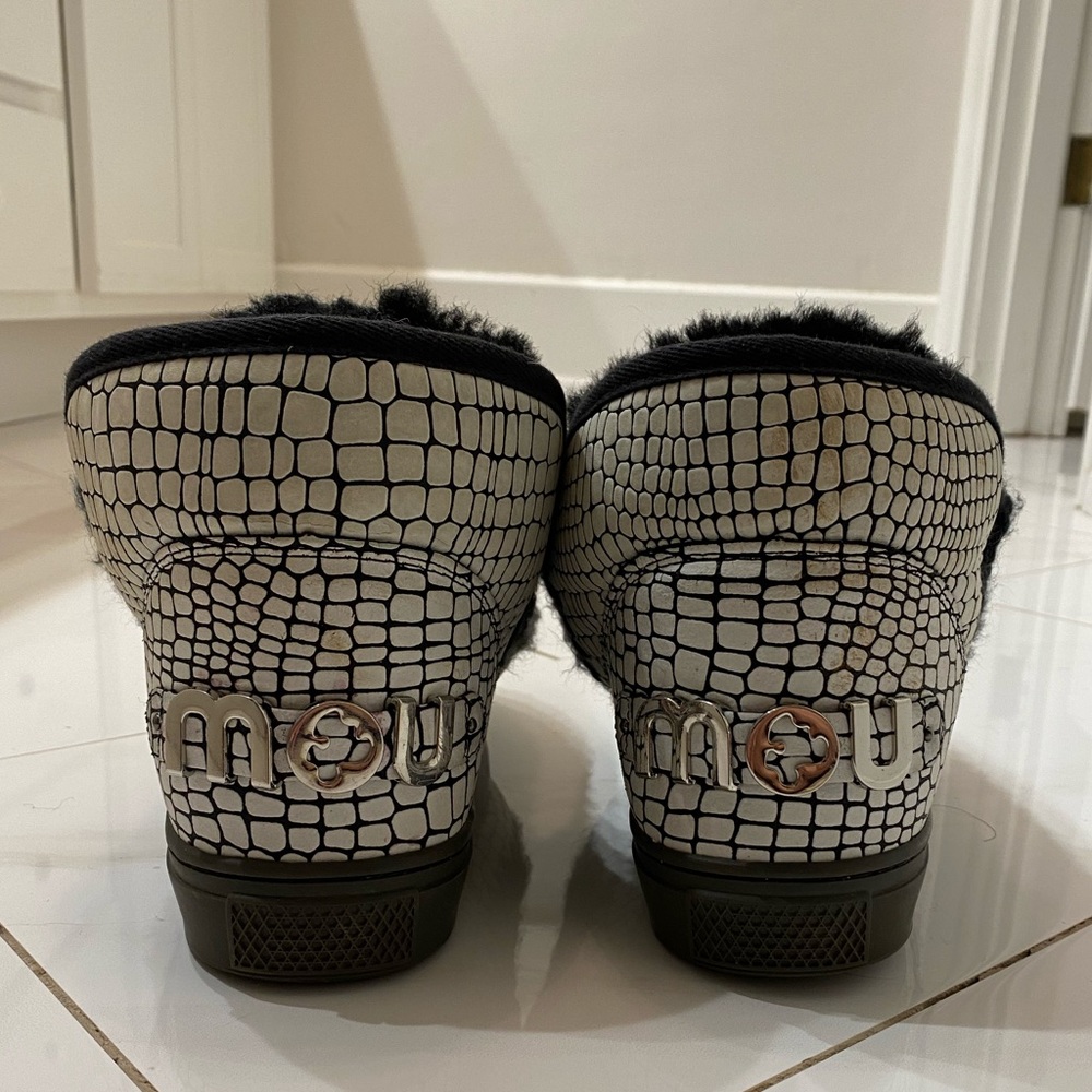 Mou Eskimo Sneaker-Big Metallic Logo